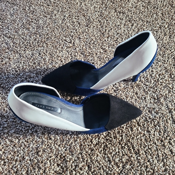 *ZARA* tricolor heels - Picture 1 of 4